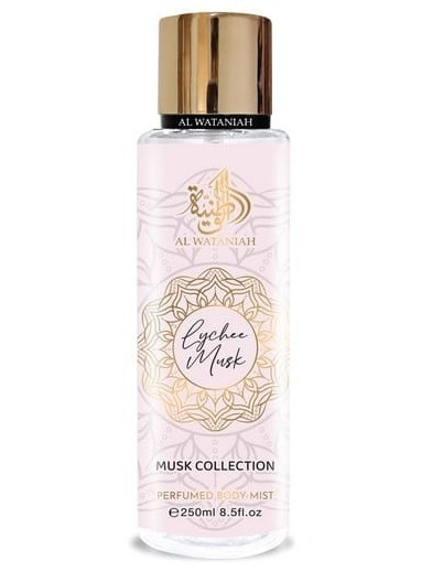 Al Wataniah Lychee Musk Perfumed Body Mist 250 ml Al Wataniah Lychee Musk Perfumed Body Mist 250 ml