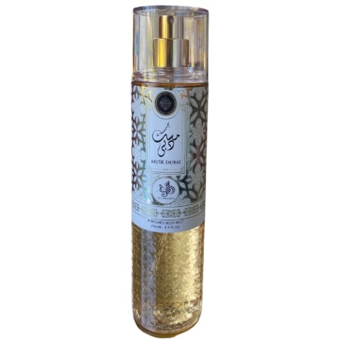 Al Wataniah Musk Dubai Perfumed Body Mist 250 ml Al Wataniah Musk Dubai Perfumed Body Mist 250 ml