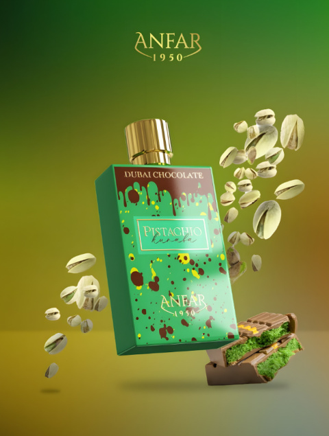 Anfar 1950 Pistachio Kunafa Dubai Chocolate 80 ml EDP Anfar 1950 Pistachio Kunafa Dubai Chocolate 80 ml EDP