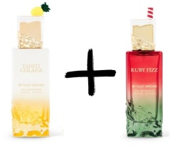 Gulf Orchid Tahiti Colada + Ruby Fizz