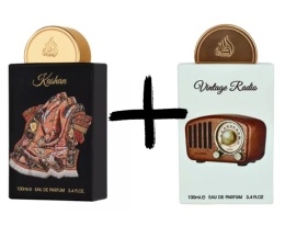 Lattafa Pride Kashan + Vintage Radio
