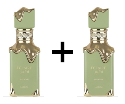 2x Lattafa Eclaire Pistache