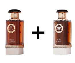 Fragrance World Irish Coffe + Fragrance World Kopi Luwak