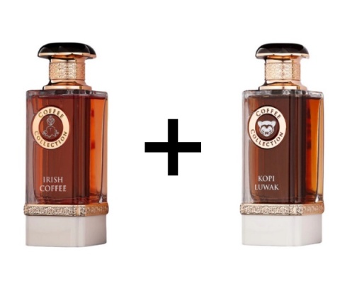 Fragrance World Irish Coffe + Fragrance World Kopi Luwak