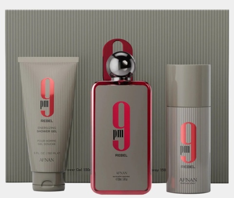 Zestaw Prezentowy Afnan 9 PM Rebel 100 ml EDP
